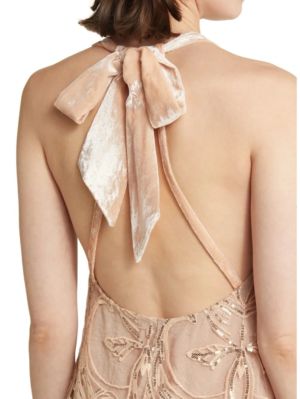 Free People Blush Pink Lace Romper